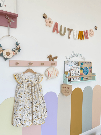 Autumns Corner - The Colour Pop Peg Rail - Autumns Corner