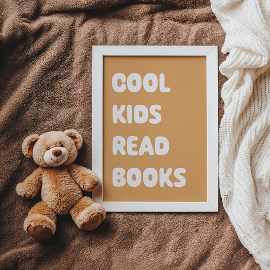 Cool Kids Read Books - Fine art print - Autumns Corner