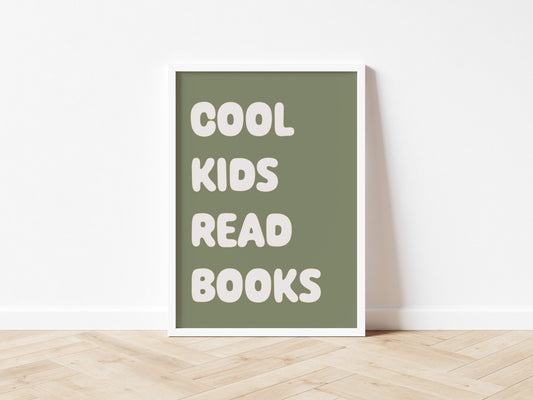 Cool Kids Read Books - Fine art print - Autumns Corner