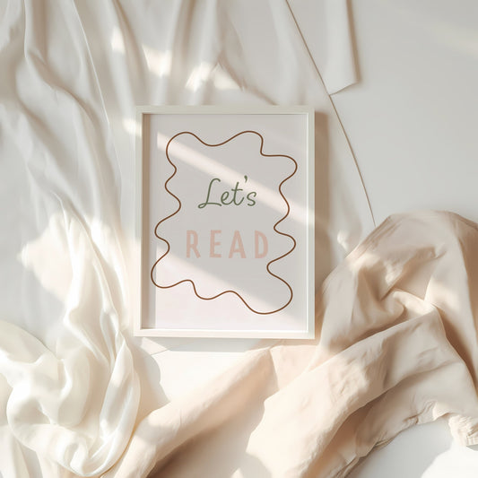 Let's Read - Wavy Edition - Fine art print - Autumns Corner