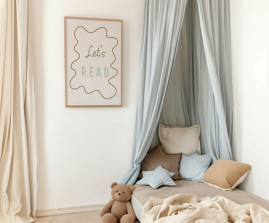 Let's Read - Wavy Edition - Fine art print - Autumns Corner