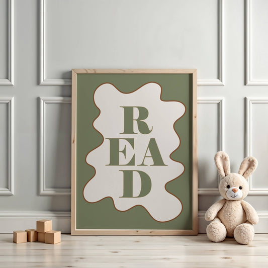 READ - Wavy Edition - Fine Art Print - Autumns Corner