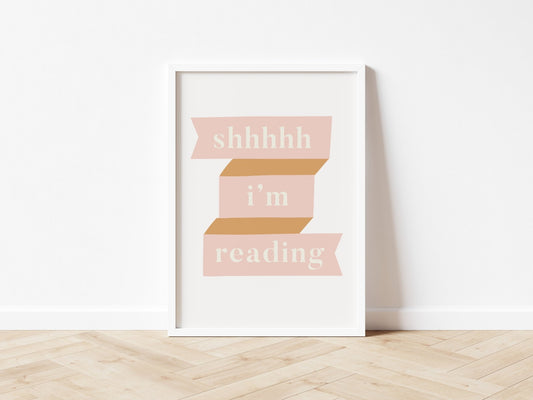 Shhhh I'm Reading - Fine art print - Autumns Corner