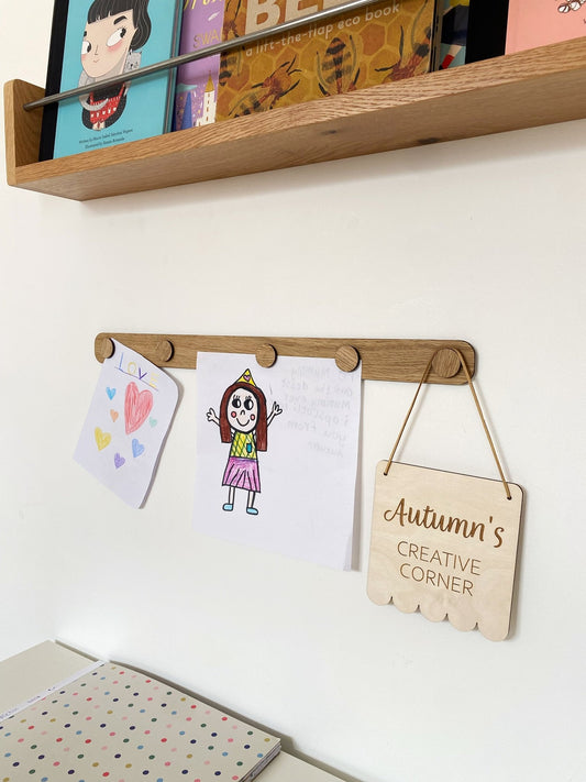 The Art Display Bar - Straight - Oak - Autumns Corner