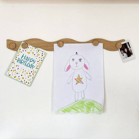 The Art Display Bar - Wavy - Oak - Autumns Corner