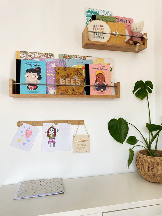 The Art Display Bar - Straight - Oak