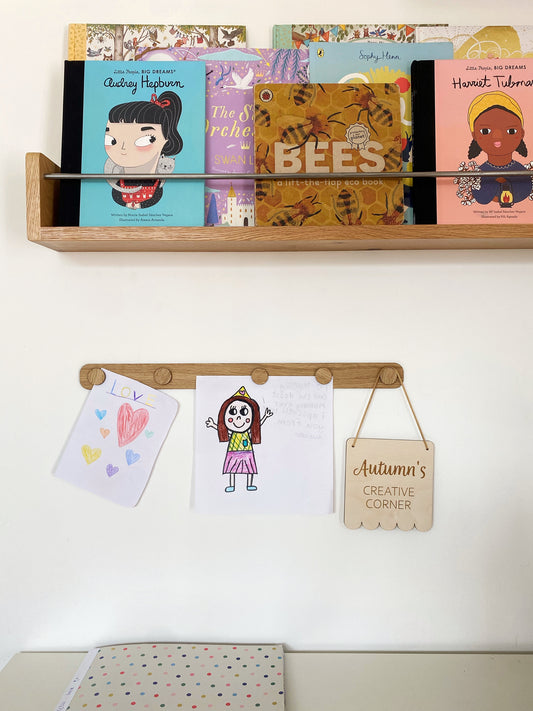 The Art Display Bar - Straight - Oak