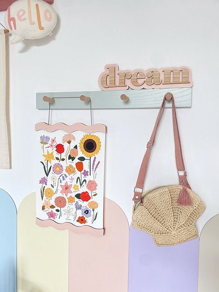 Autumns Corner - The Colour Pop Peg Rail - Autumns Corner