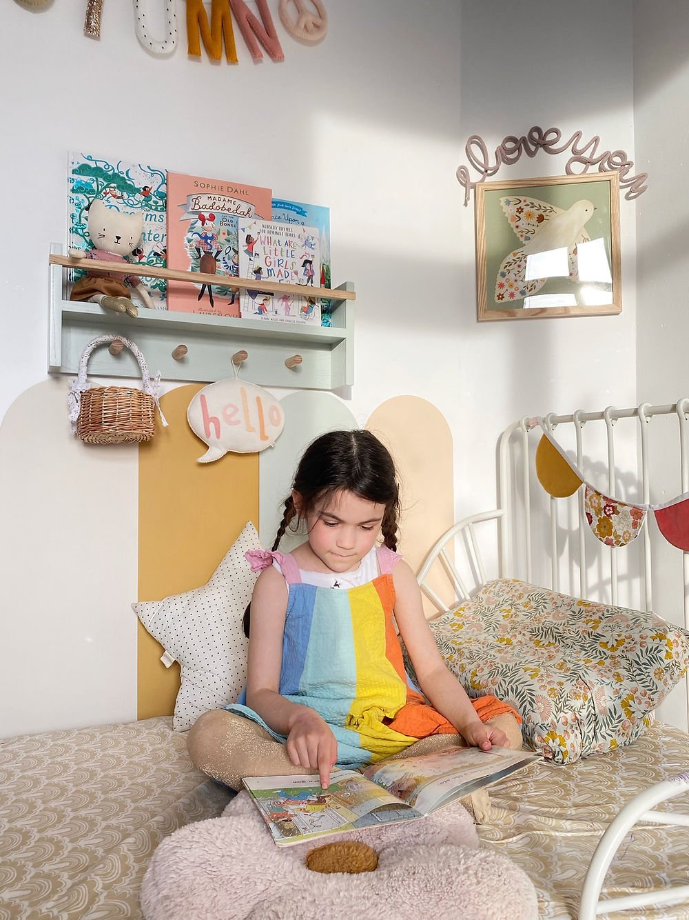 Autumns Corner - The Colour Pop Peg Rail Bookshelf - Autumns Corner