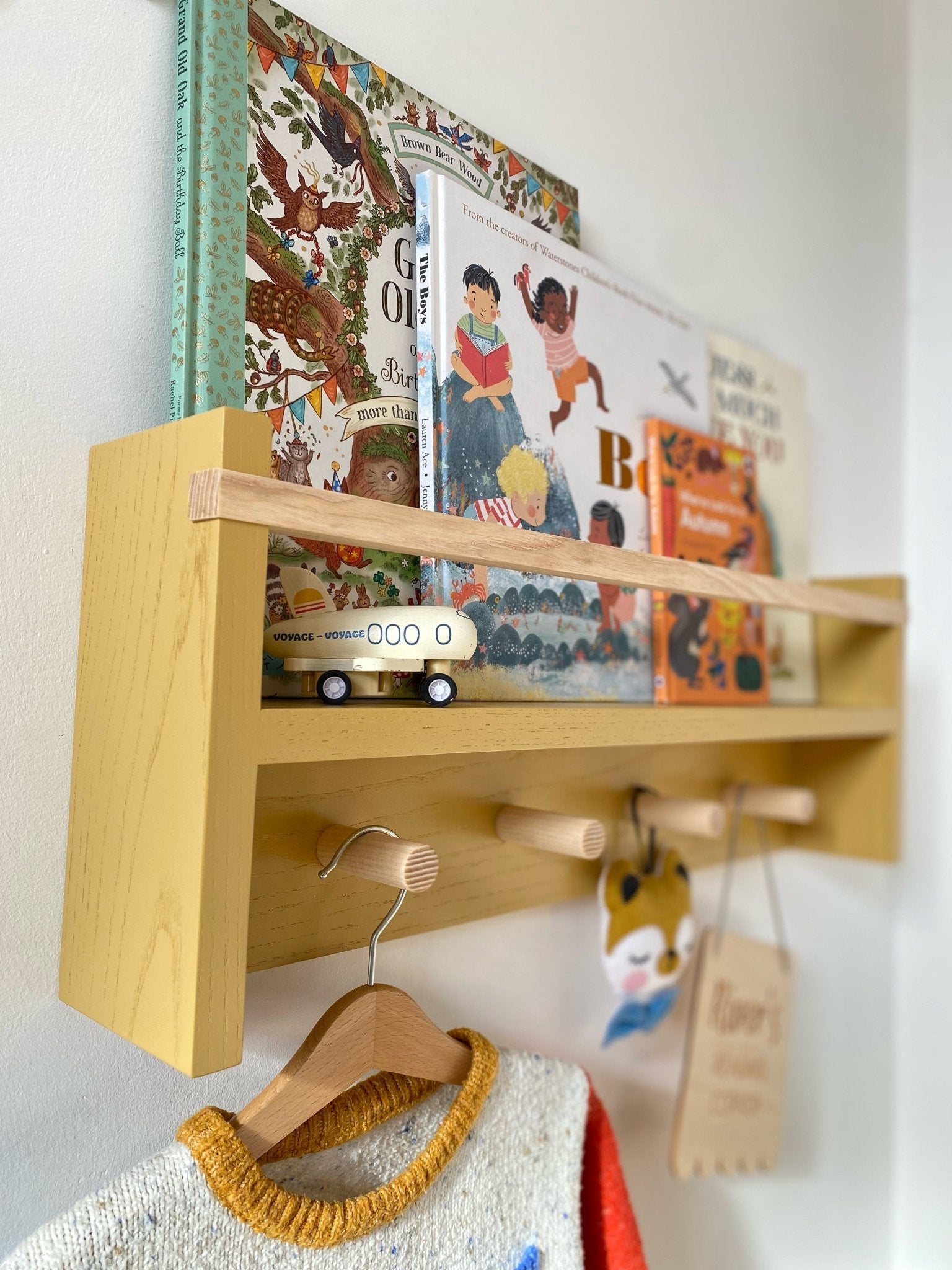 Autumns Corner - The Colour Pop Peg Rail Bookshelf - Autumns Corner