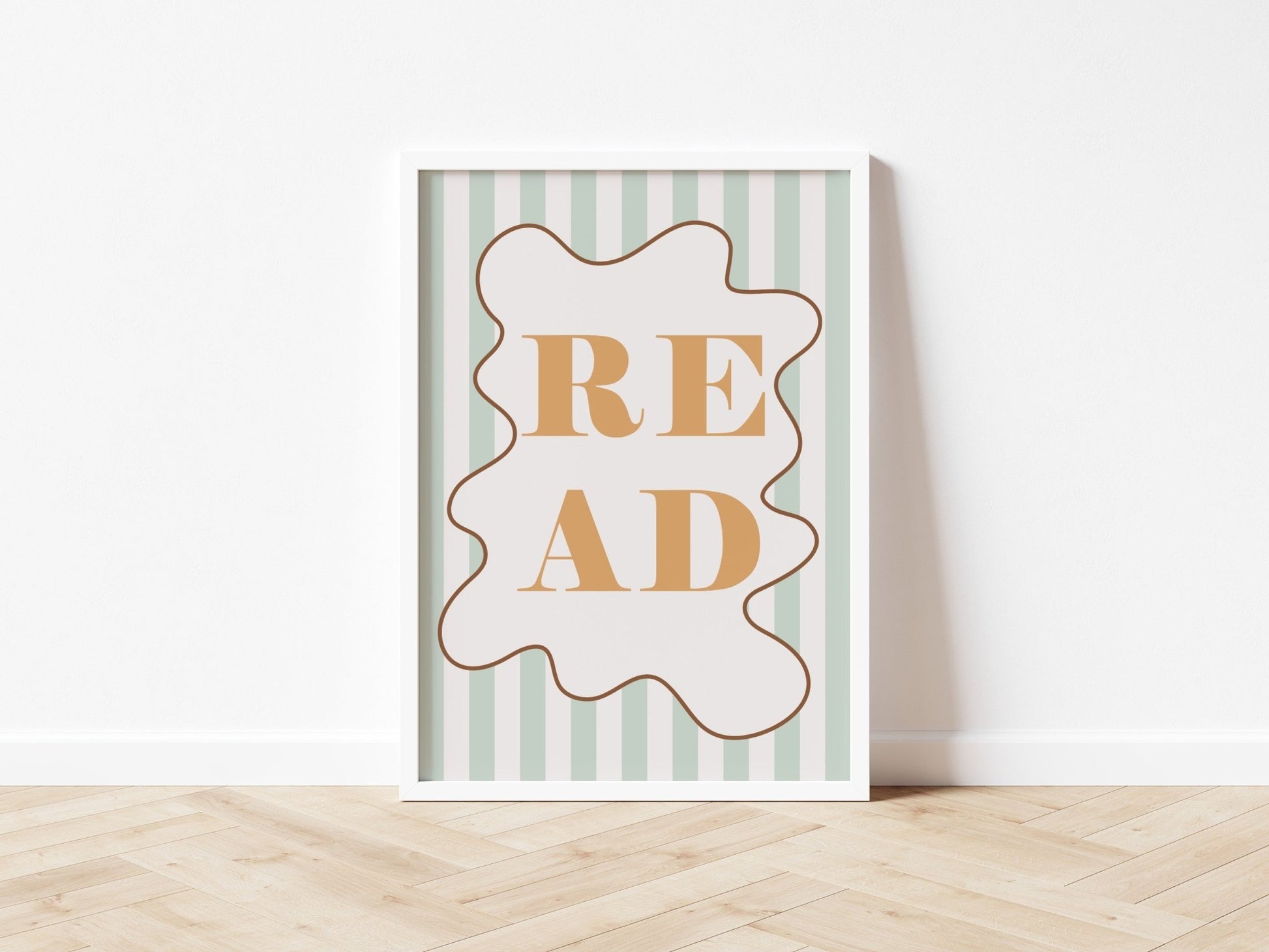 READ - Stripy Edition - Fine Art Print - Autumns Corner