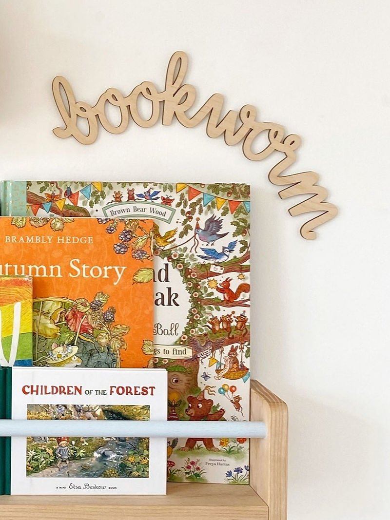 The A.C Bookworm Wall Sign - Autumns Corner